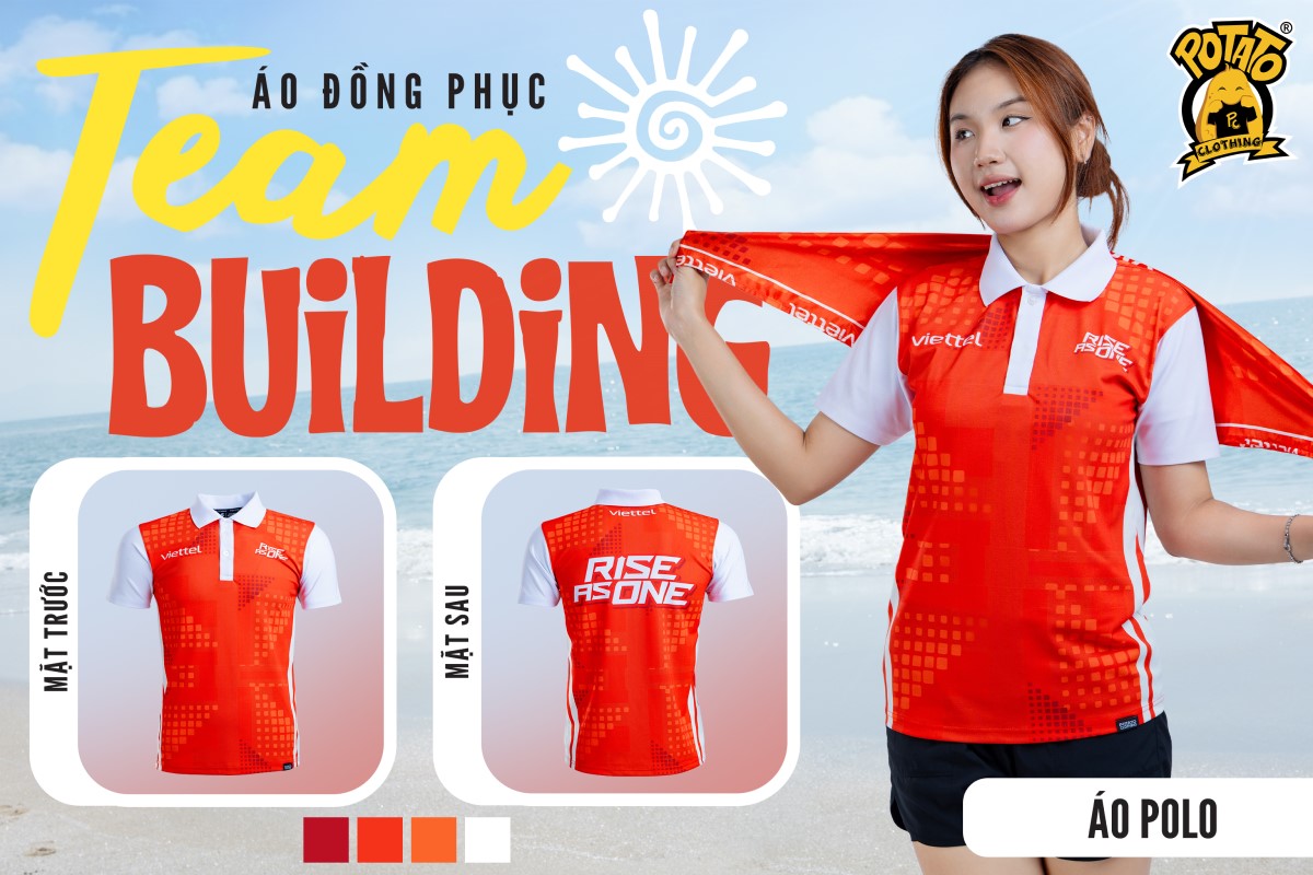 Áo polo đồng phục teambuilding đi biển