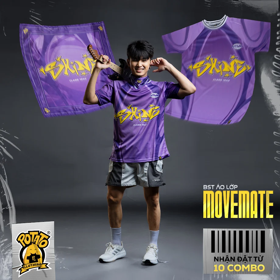 Hình in trên áo thuộc BST áo lớp MOVEMATE