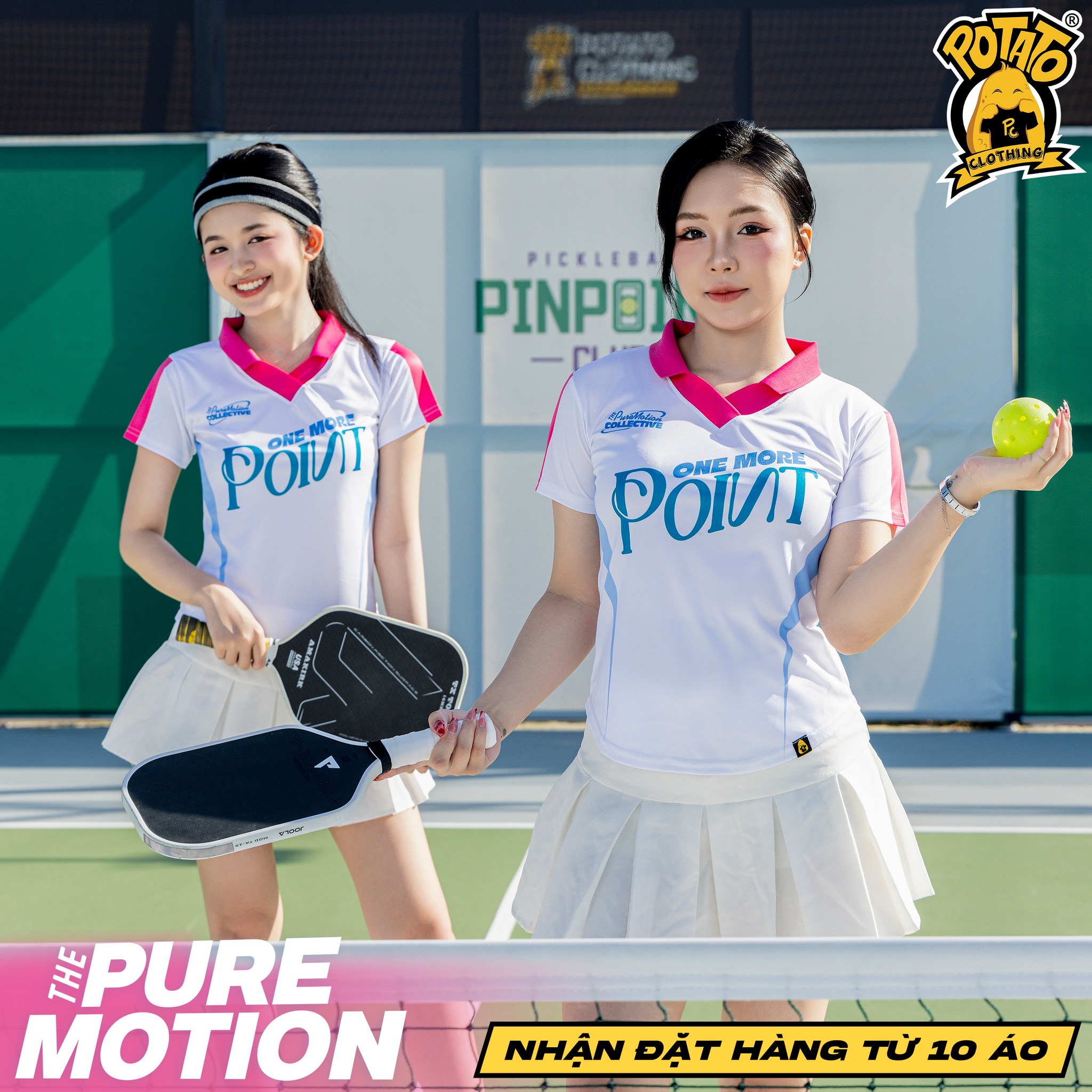 The Puremotion hồng Potato Clothing
