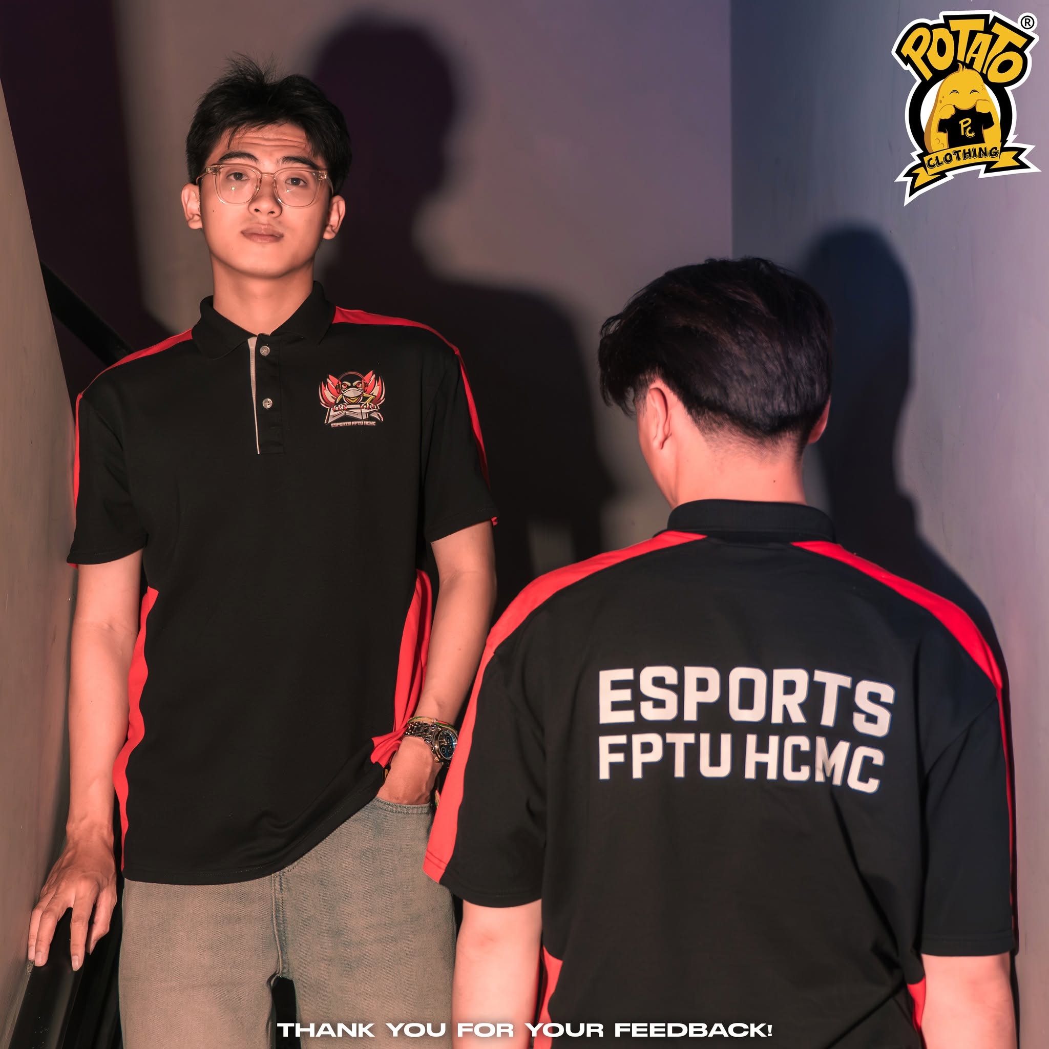 Feedback đồng phục áo polo CLB Esports FPTU màu đen - ảnh 3