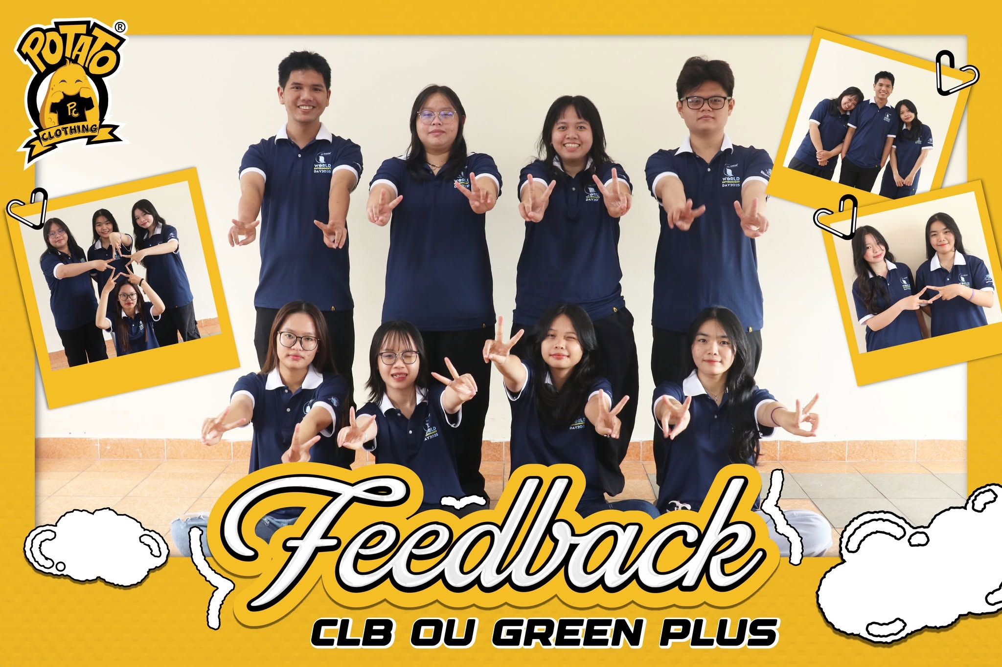 Feedback đồng phục áo polo CLB OU GREEN PLUS màu xanh dương - ảnh 1