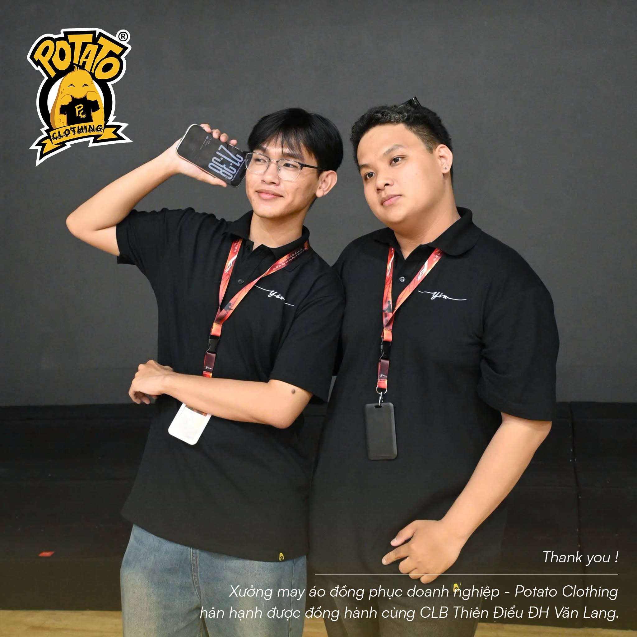 Feedback đồng phục áo polo CLB Thiên Điểu Trường Đại học Văn Lang màu đen - ảnh 3