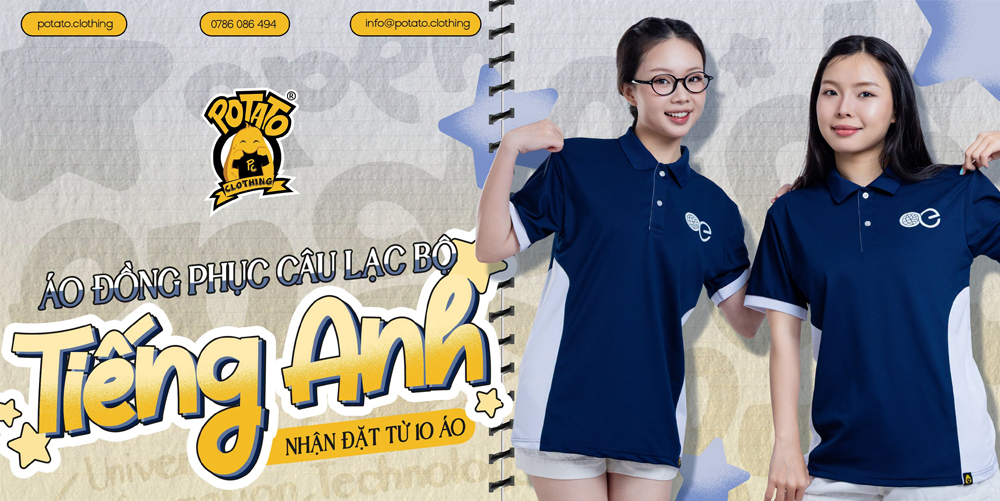 CLB Tiếng Anh mặc áo polo đồng phục học thuật