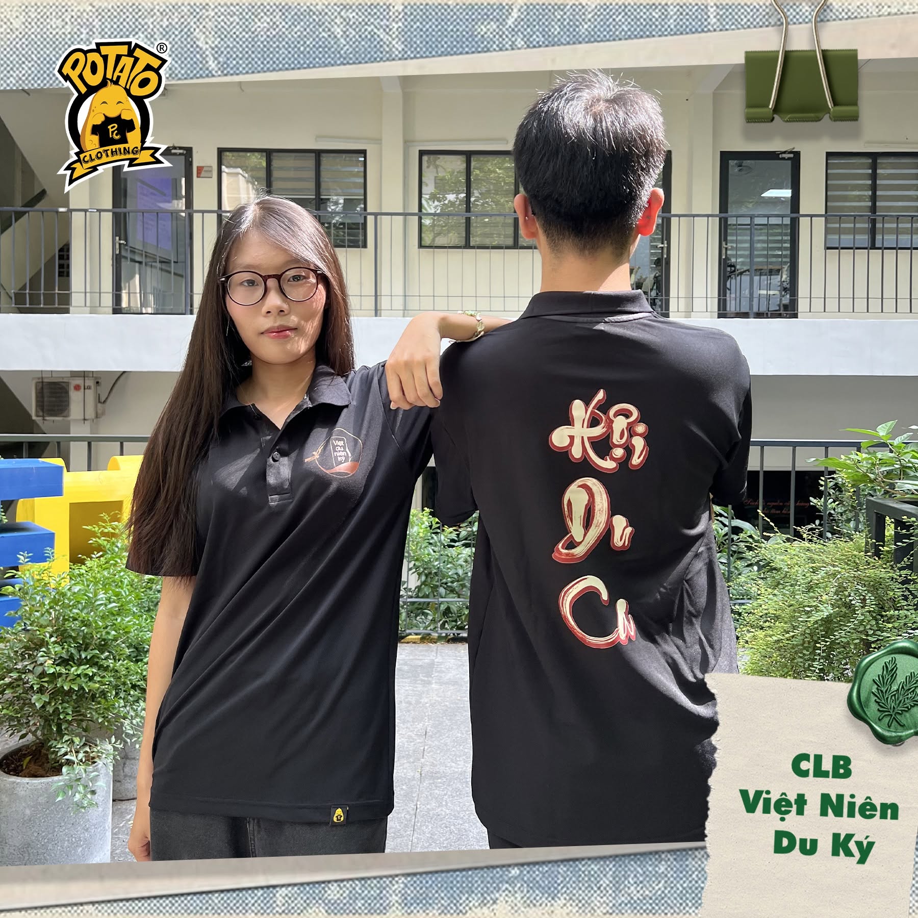 Feedback đồng phục áo polo CLB Việt Niên Du Ký màu đen - ảnh 3