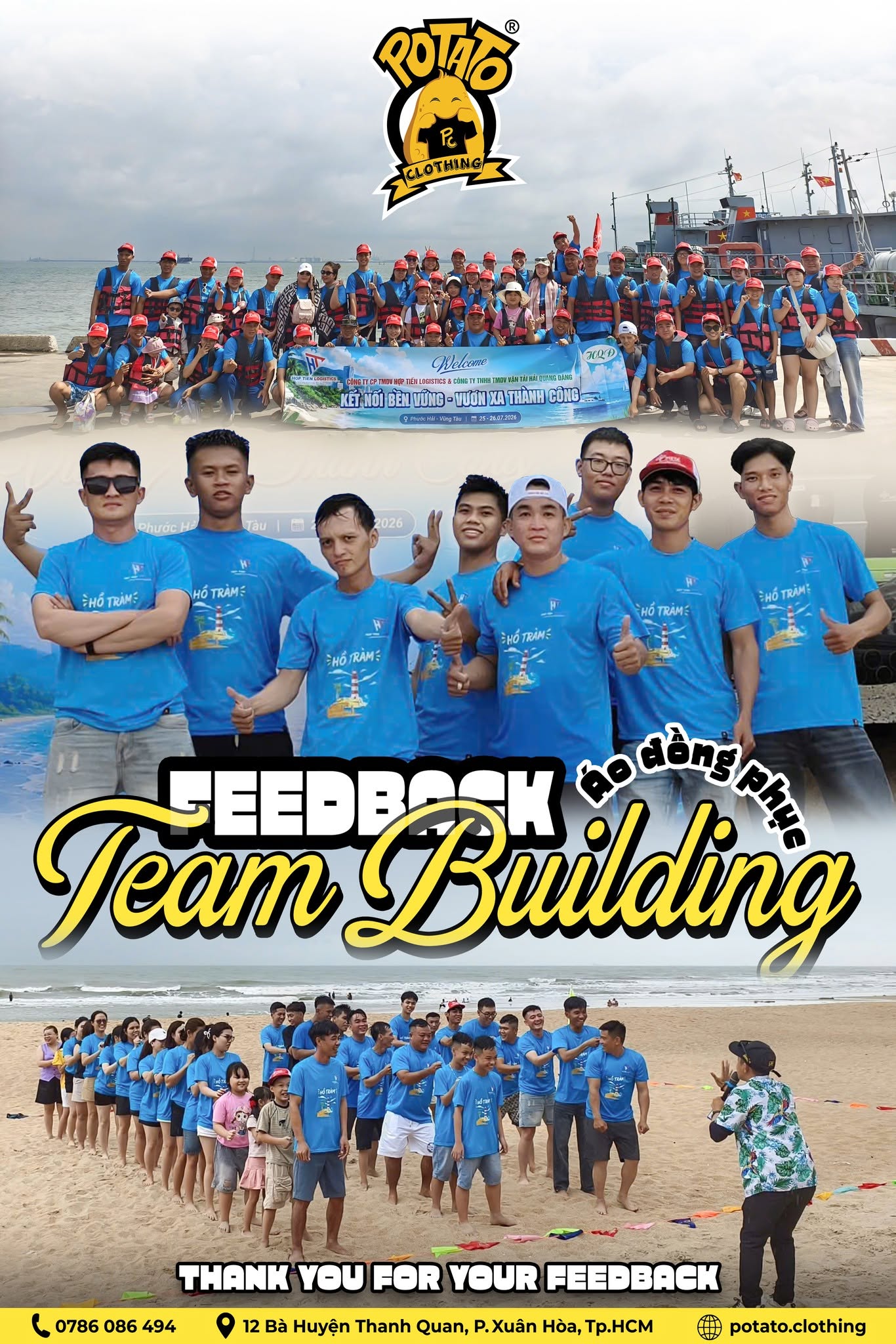 Feedback đồng phục áo thun team building Công ty Hợp Tiến - ảnh 1