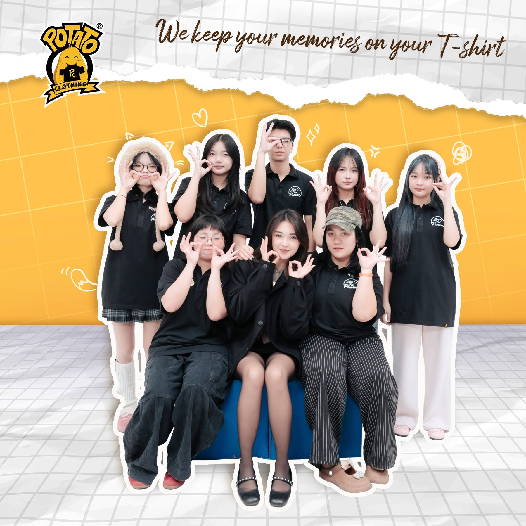Feedback đồng phục áo polo COP Media Học viện Ngân hàng màu đen - ảnh 2