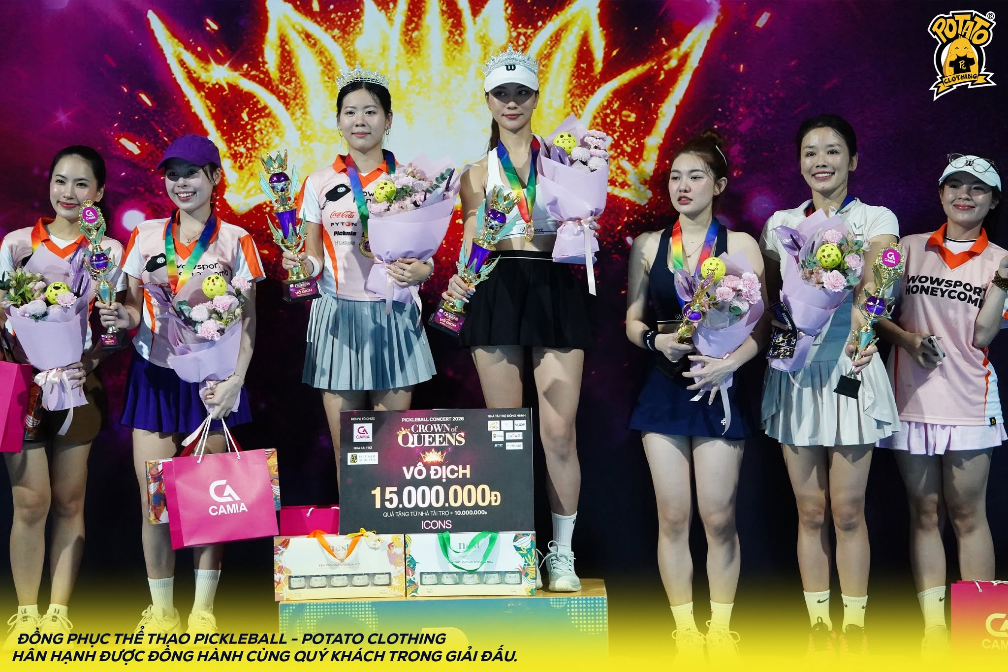 Feedback đồng phục pickleball CROWN OF QUEENS 2026 - ảnh 1