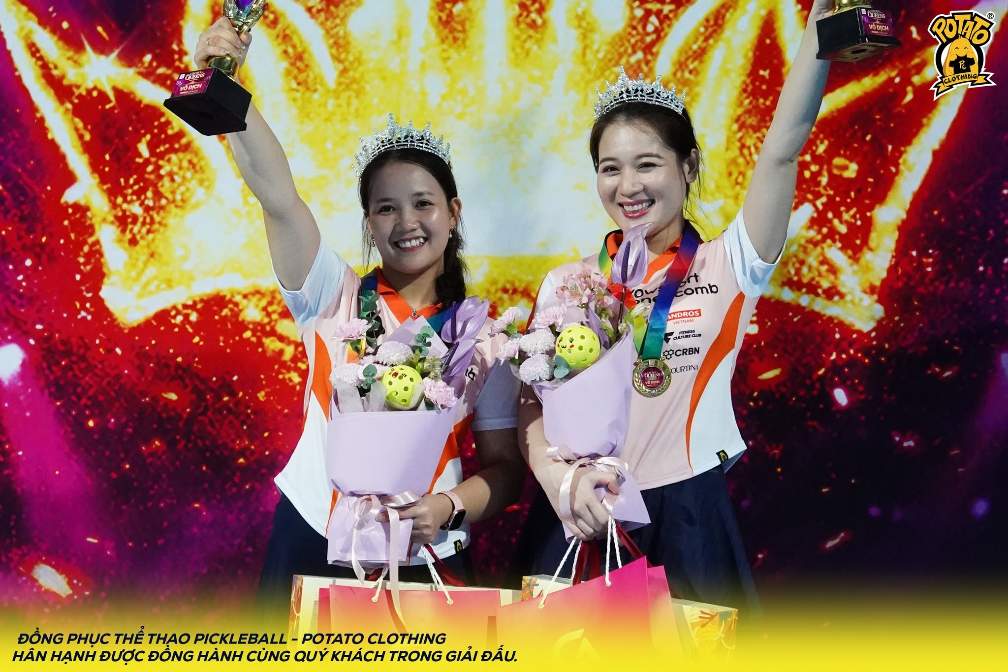 Feedback đồng phục pickleball CROWN OF QUEENS 2026 - ảnh 2