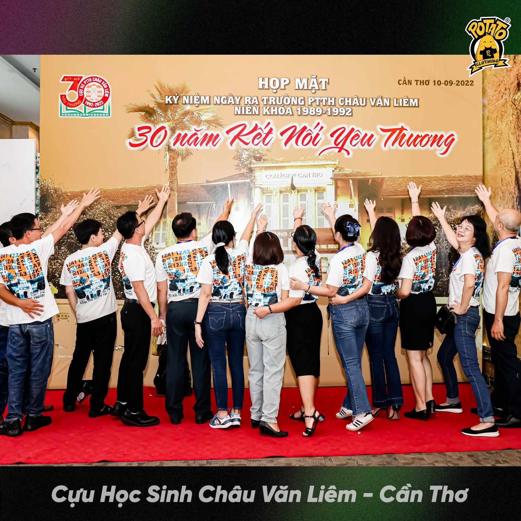 Feedback đồng phục thun họp lớp Cựu học sinh Châu Văn Liêm - Cần Thơ - ảnh 3
