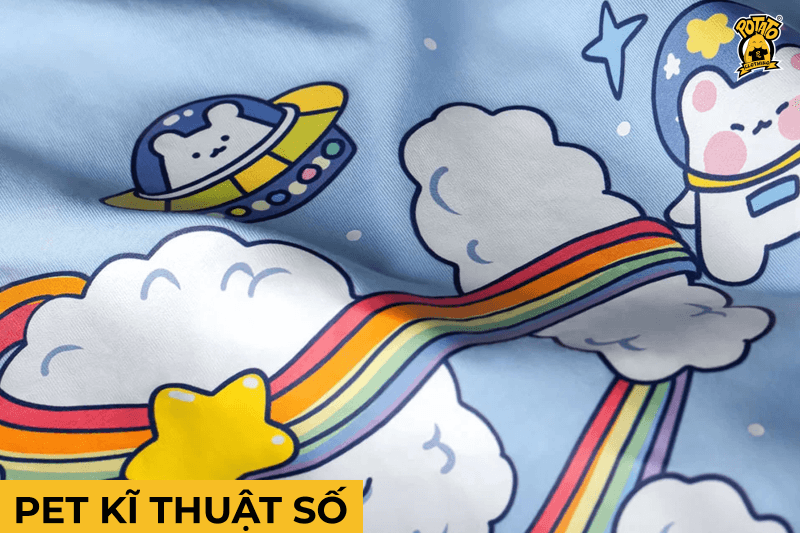 In thêu logo, decal, pet sắc nét, bền màu