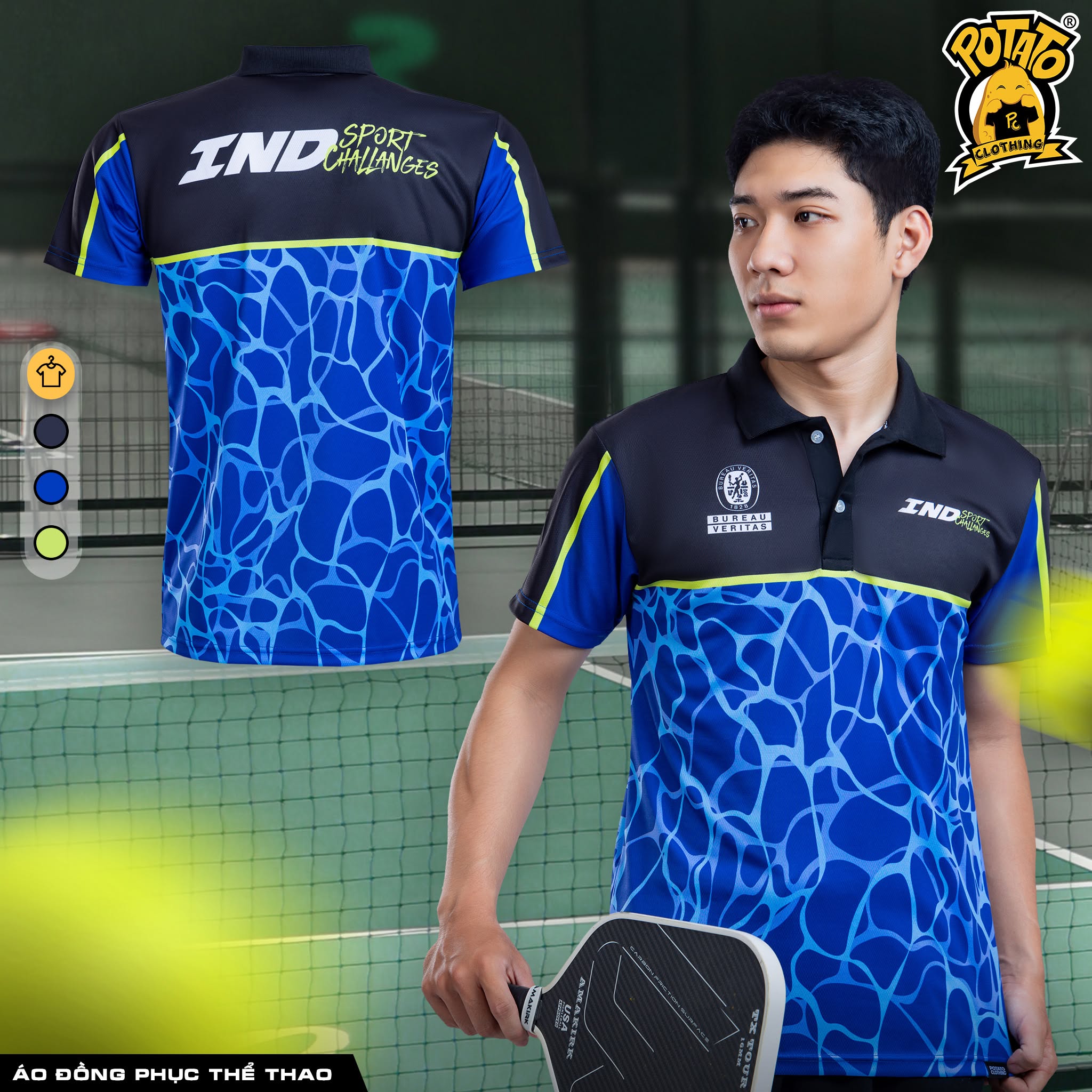 Đồng phục polo thể thao mẫu 5 tại Potato Clothing