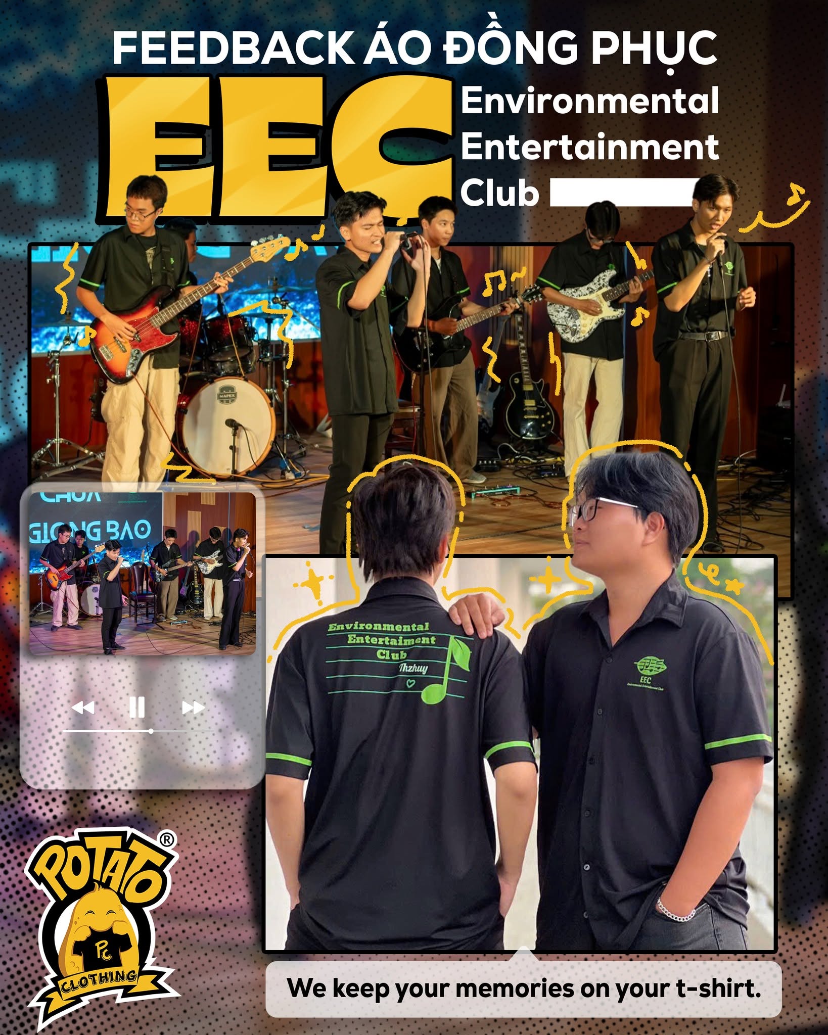 Feedback áo sơ mi đồng phục EEC - Environmental Entertainment Club - ảnh 1