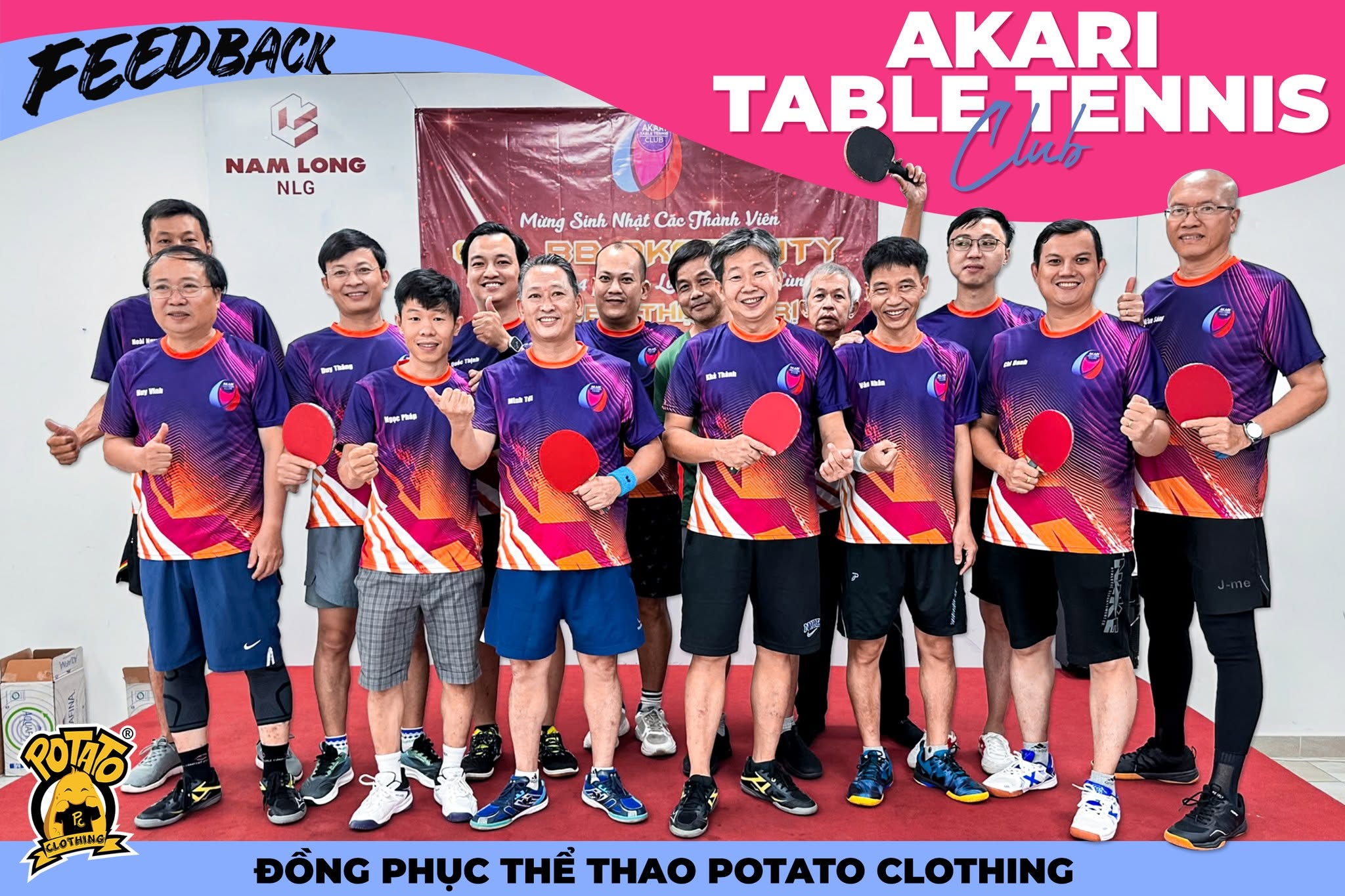 Feedback đồng phục thể thao mẫu 1 tại Potato Clothing