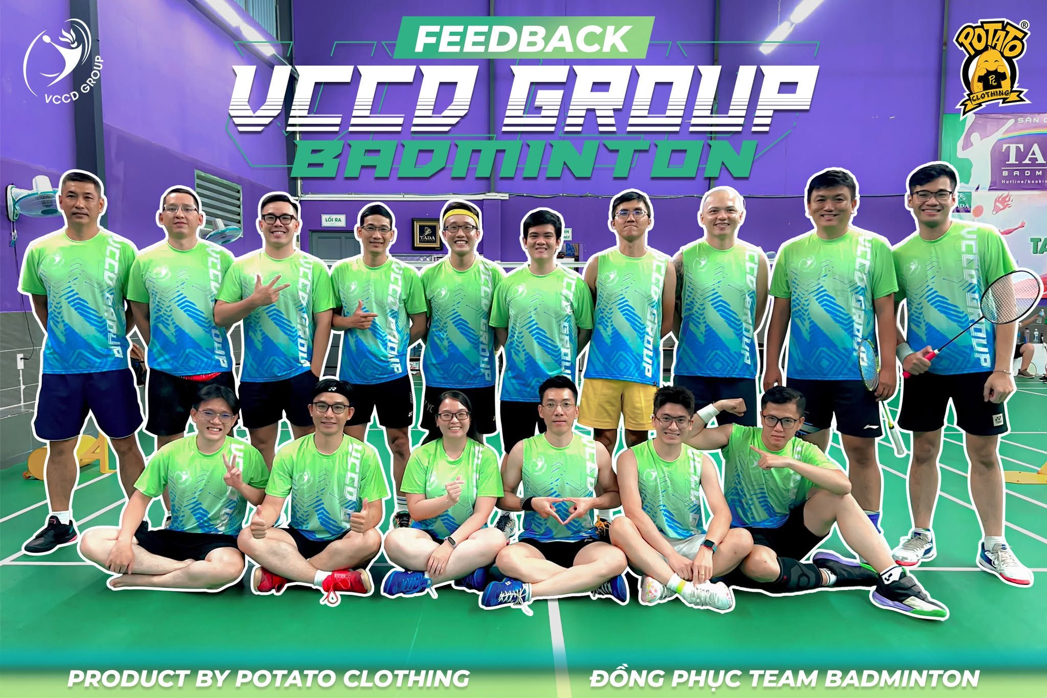 Feedback đồng phục thể thao mẫu 2 tại Potato Clothing
