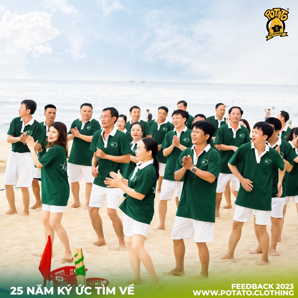 Feedback áo đồng phục Team Building Potato Clothing 6