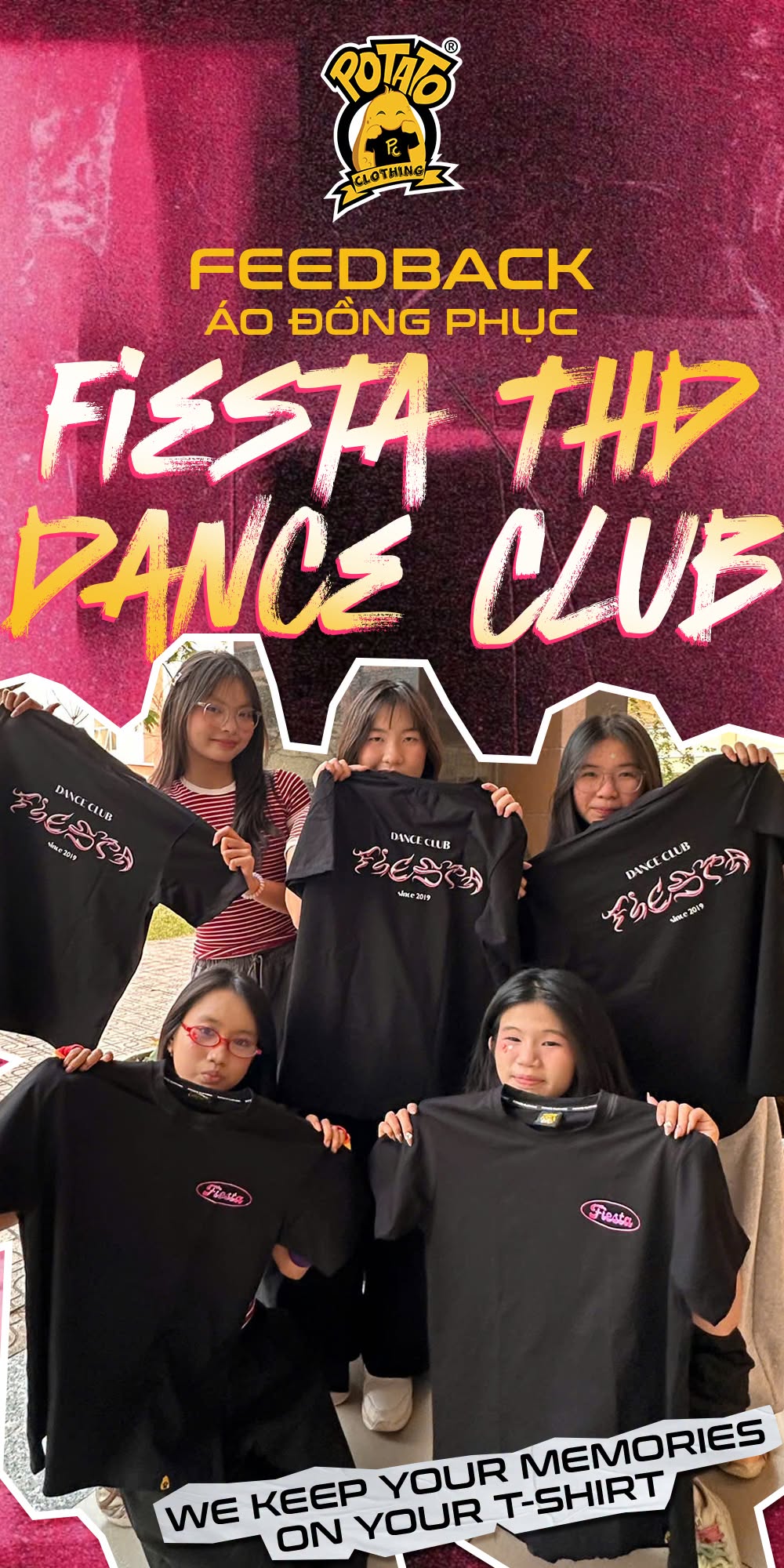 Feedback đồng phục áo thun CLB Fiesta THD Dance Club - ảnh 1