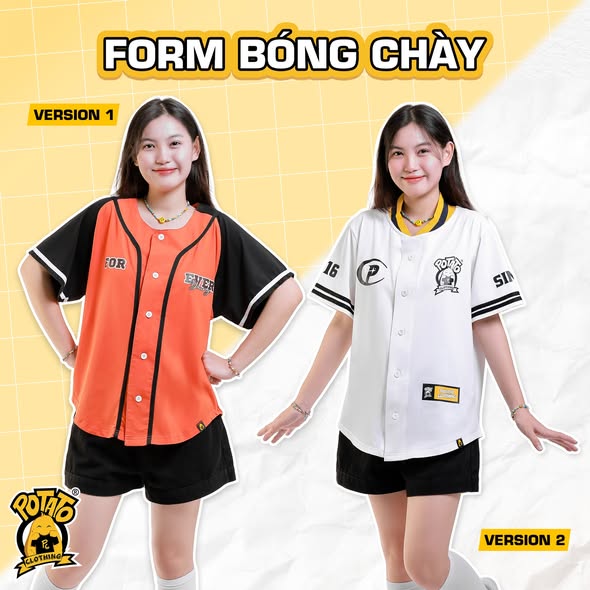 Bảng size áo đồng phục nhóm nhảy Potato Clothing 2