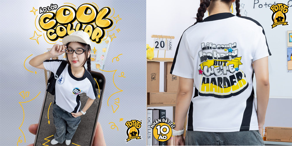 Ý tưởng thiết kế áo lớp Cool Collar 4