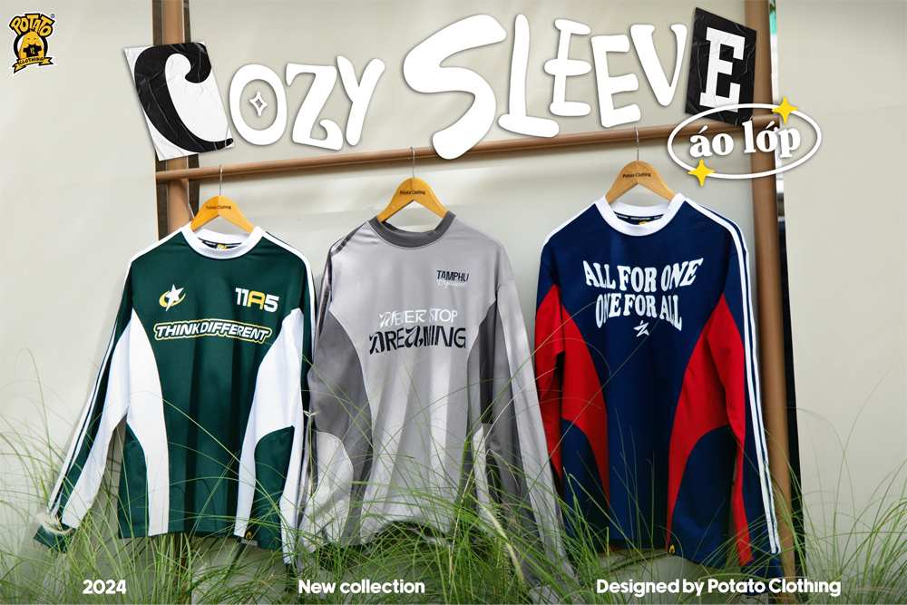 Đặt may áo lớp Cozy Sleeve tại Potato Clothing