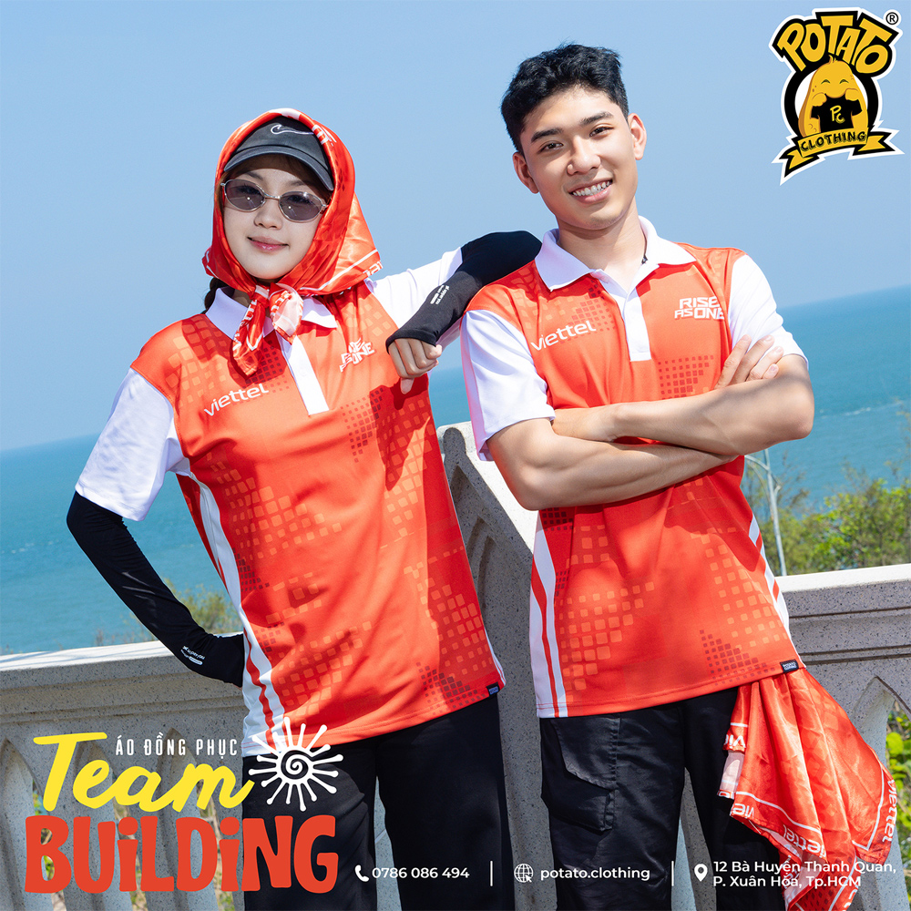 Đồng phục team building chất liệu thoáng mát mùa hè