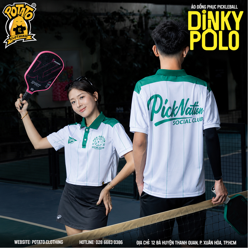 Ảnh thực tế BST Dinky Polo trên sân Pickleball 3