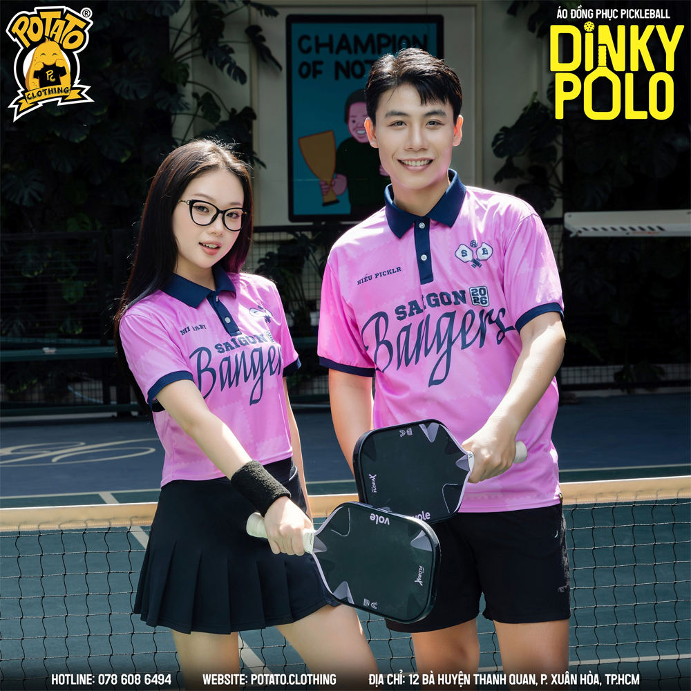 Công nghệ in chuyển nhiệt toàn thân đồng phục Dinky Polo