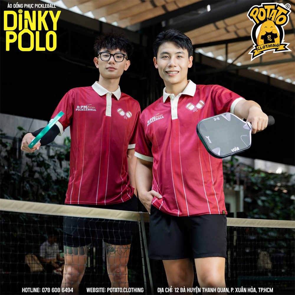 Tự do cá nhân hóa họa tiết slogan logo đồng phục Dinky Polo