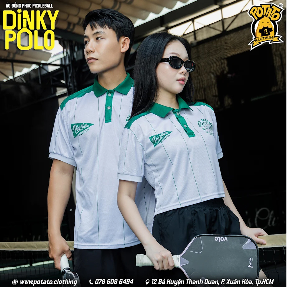 Hai form dáng unisex và croptop đồng phục Dinky Polo