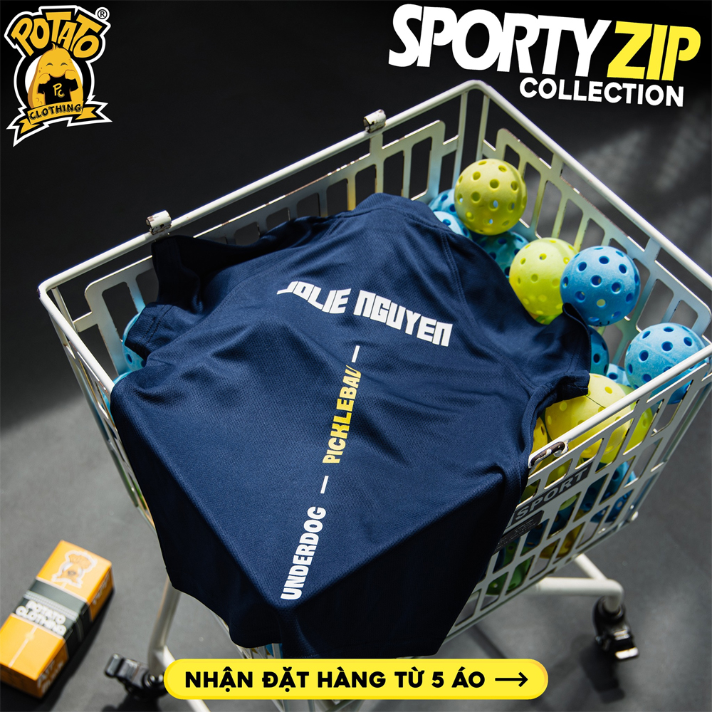 Ảnh thực tế BST Sporty Zip trên sân pickleball 9