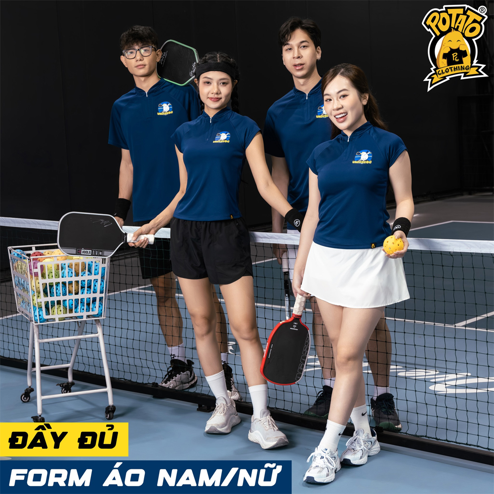 Form dáng đồng phục Sporty Zip cho nam và nữ