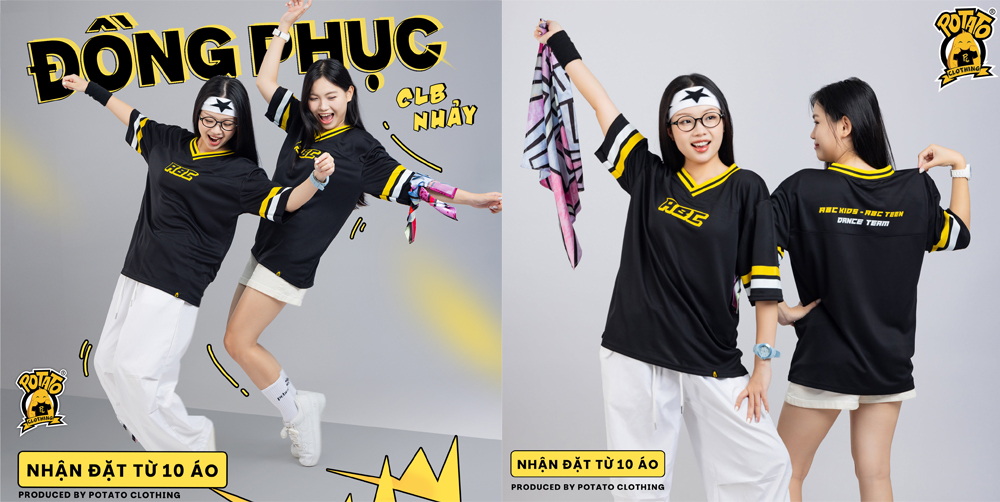 Mẫu áo đồng phục CLB tại Potato Clothing
