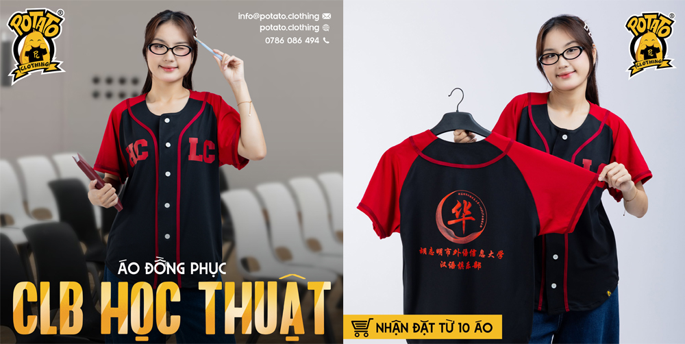 Mẫu áo đồng phục CLB tại Potato Clothing