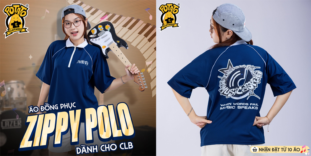 Mẫu áo đồng phục CLB tại Potato Clothing