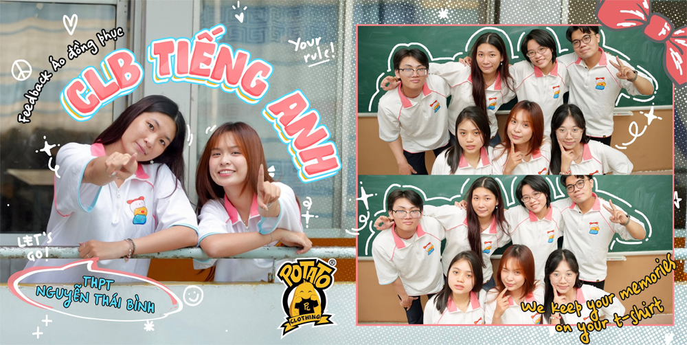 Mẫu áo đồng phục CLB tại Potato Clothing