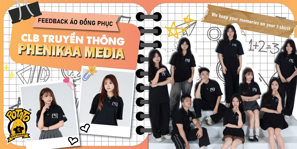 Mẫu áo đồng phục CLB tại Potato Clothing