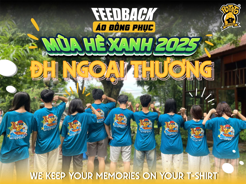 Feedback áo thun đồng phục CLB Thiện nguyện Mùa hè xanh 2025