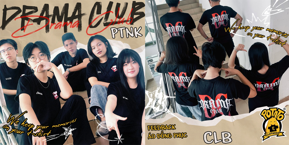 Mẫu áo đồng phục CLB tại Potato Clothing