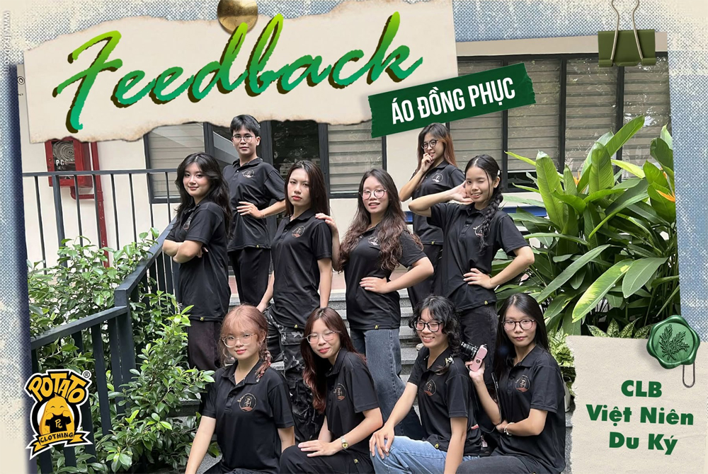 Mẫu áo đồng phục CLB tại Potato Clothing