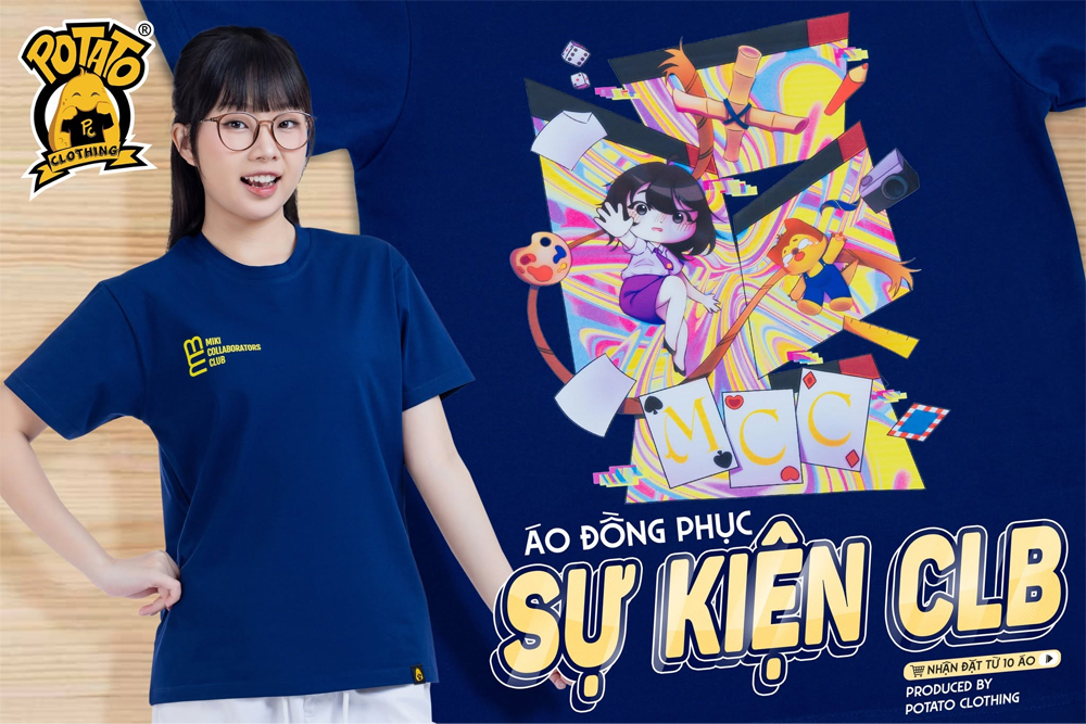 Mẫu áo đồng phục CLB tại Potato Clothing