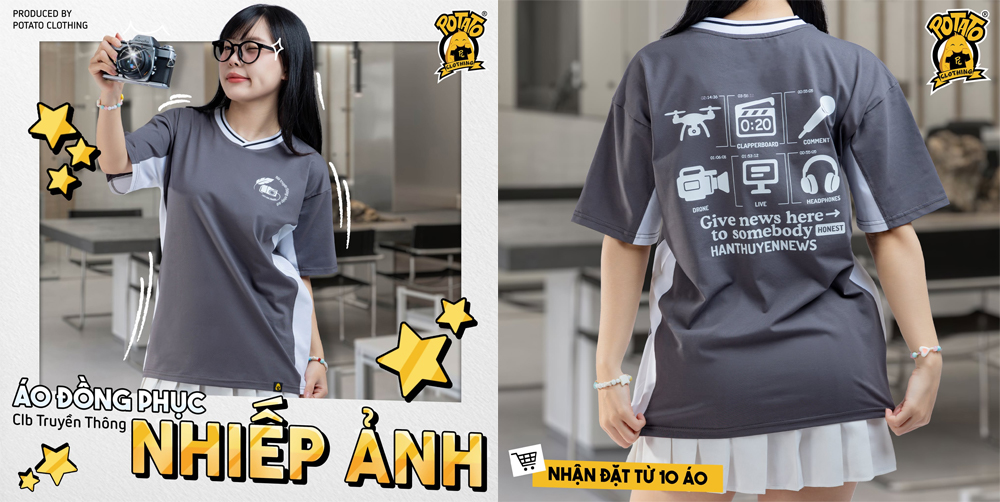 Mẫu áo đồng phục CLB tại Potato Clothing