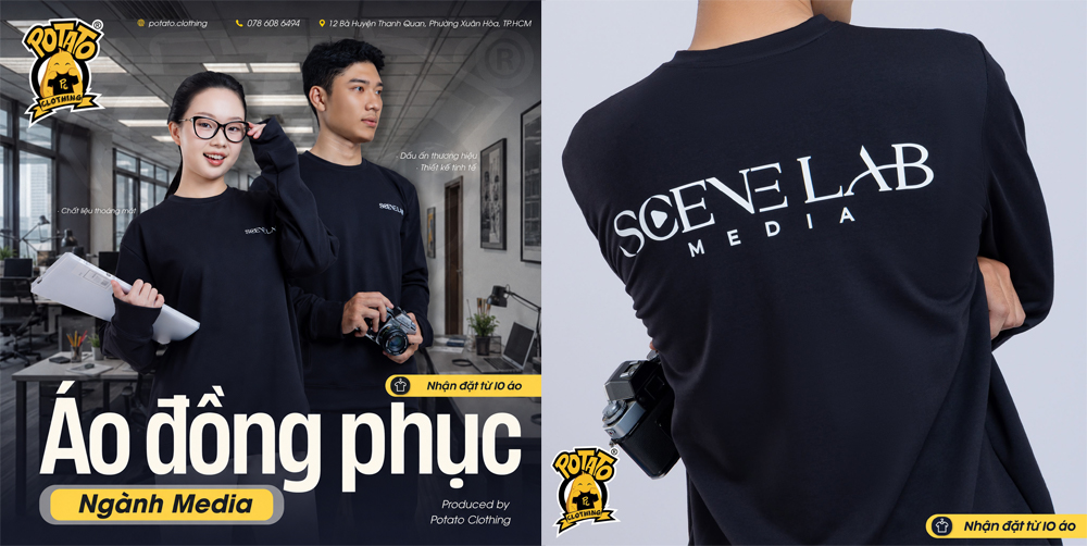 Đồng phục sweater Scene Lab media