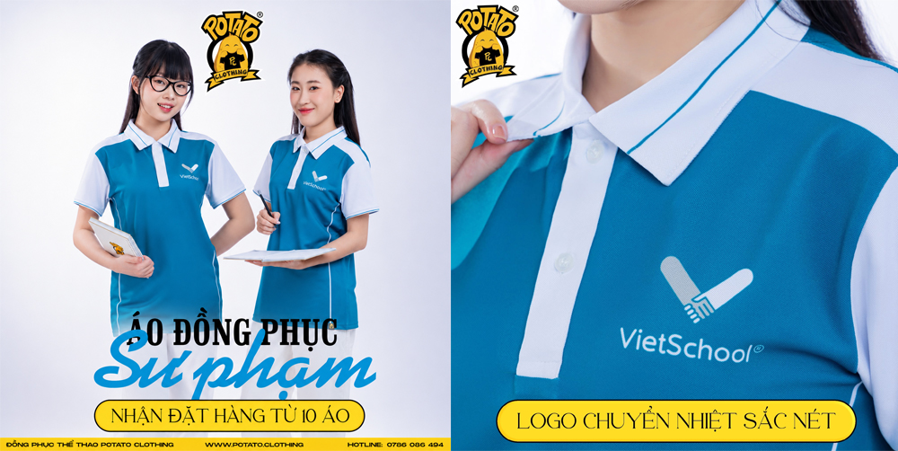 Đồng phục polo VietSchool