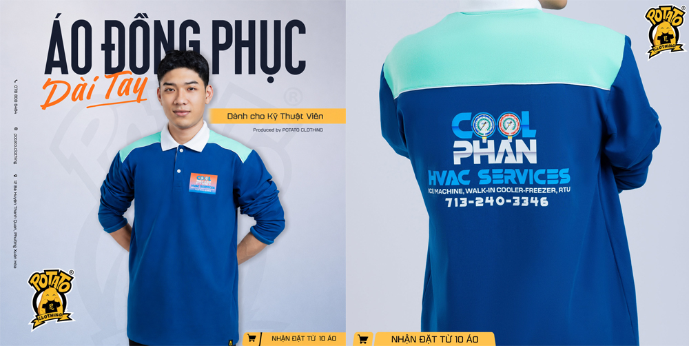 Đồng phục polo Cool Phan HVAC