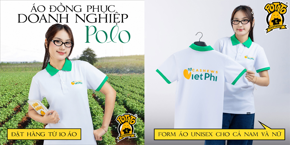 Đồng phục polo Cashew Việt Phi