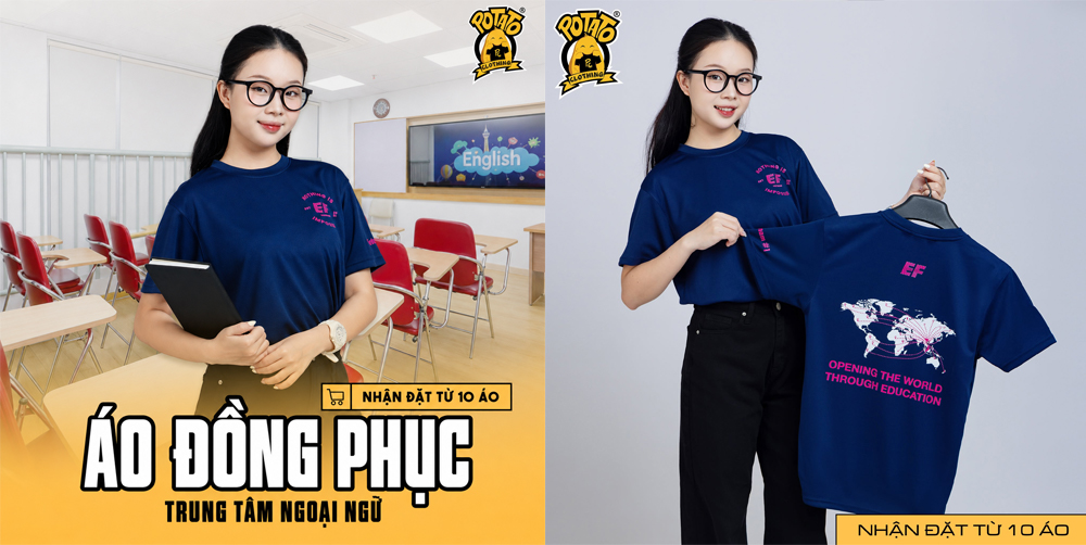 Đồng phục áo thun EF Education First Việt Nam