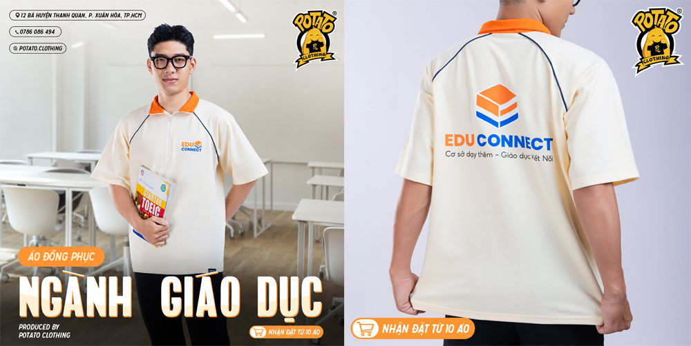 Đồng phục zippy polo Edu Connect