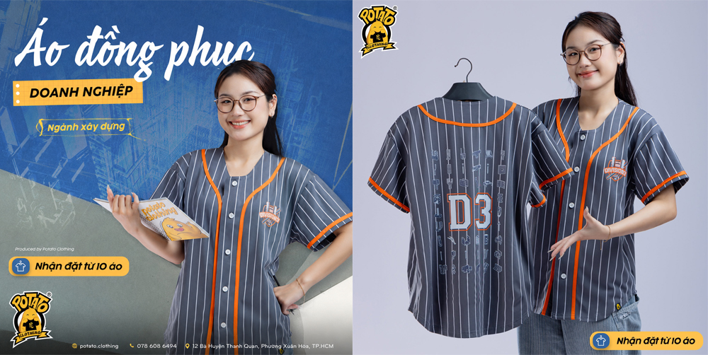 Đồng phục bóng chày Division 3 Simpson