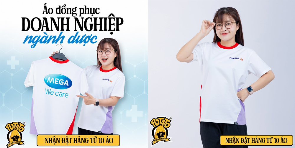 Đồng phục áo thun Mega We Care