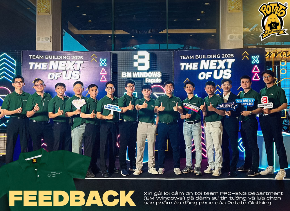 Feedback đồng phục polo từ team PRO-ENG Department