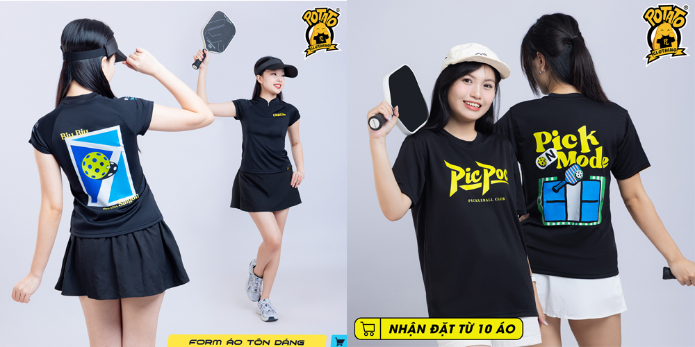 Nón lưỡi trai đồng phục Potato Clothing cho nữ chơi pickleball